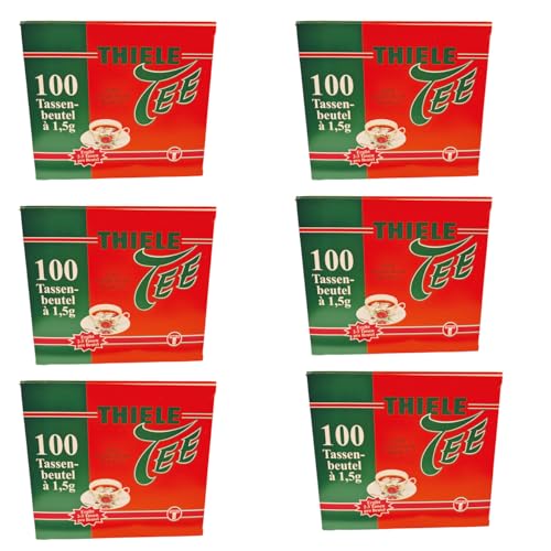 minafood-Set: 6 x Thiele Tee - Echter Ostfriesentee Teebeutel 100x1,5g - 150g von minafood