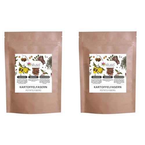 Kartoffelfasern 1600g | vegan, glutenfrei & low carb - Reich an Ballaststoffen, ideal zum Backen & Kochen - Vielseitige Mehl-Alternative | in Deutschland kontrolliert, abgefüllt - mituso von mituso