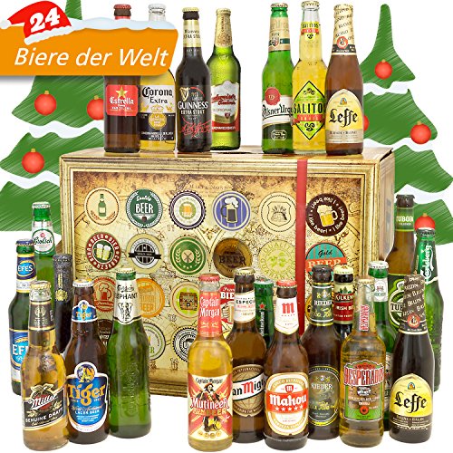 24x Geschenk für Freund BIERE DER WELT Geschenkset von monatsgeschenke.de