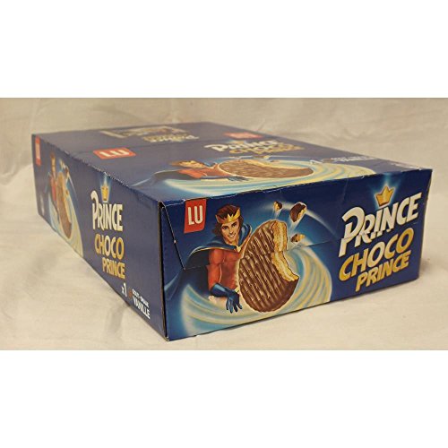 LU Prince Choco goût Vanille 20 x 28,5 g Packung je zwei pro Packung (Prinzen-Keks mit Vanillecreme-Füllung und Schokoladenummantellung) von Mondelez International