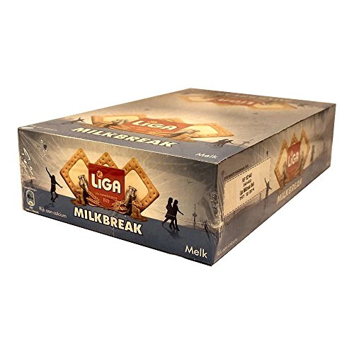 Liga Milkbreak, 24 x (2x 43g) (Weizenmehlkekse mit Milchklecks) von Mondelez International