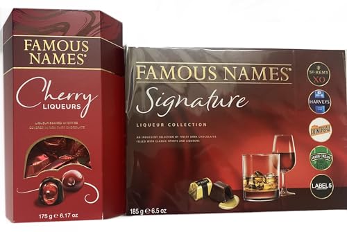 Famous Names Signature Collection 185 g & Cherry Likörschokoladen, 190 g von multiple