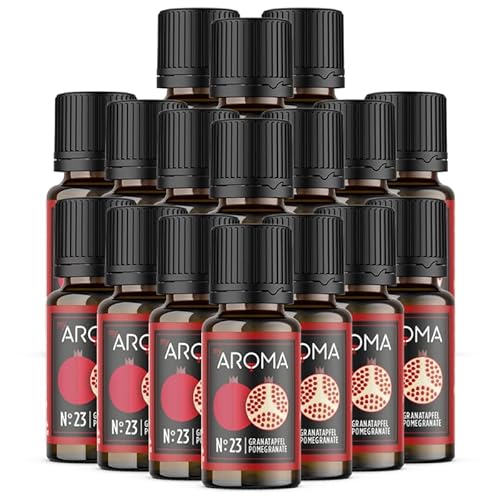 myAROMA flavour drops – Garantapfel 17x10ml, flavour drops zuckerfrei, kalorienfrei & vegan, natürliches Lebensmittelaroma ohne künstliche Farbstoffe für Backen, Essen und Trinken, Nr. 23 von my AROMA