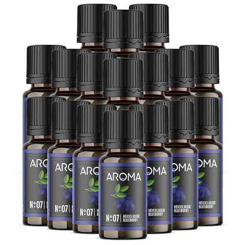 Rein natürliche Aromatropfen von myAROMA (17 x 10ml, Heidelbeere) von my AROMA