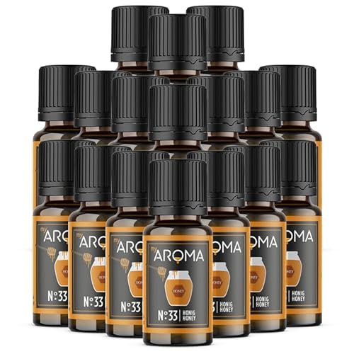 myAROMA flavour drops – Hoing 17x10ml, flavour drops zuckerfrei, kalorienfrei & vegan, natürliches Lebensmittelaroma ohne künstliche Farbstoffe für Backen, Essen und Trinken, Nr. 33 von my AROMA