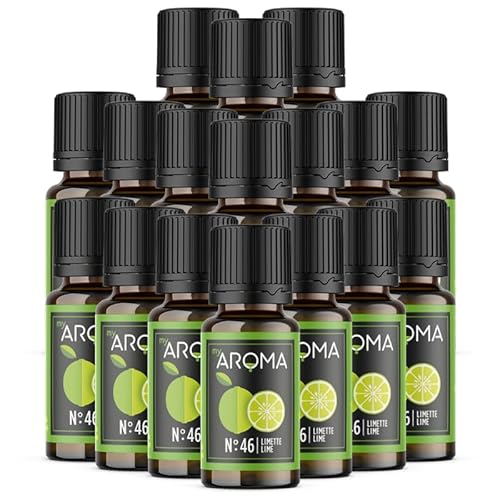 Rein natürliche Aromatropfen von myAROMA (17 x 10ml, Limette) von my AROMA