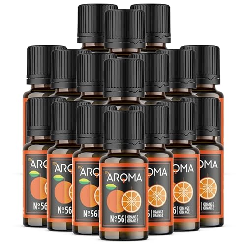 Rein natürliche Aromatropfen von myAROMA (17 x 10ml, Orange) von my AROMA