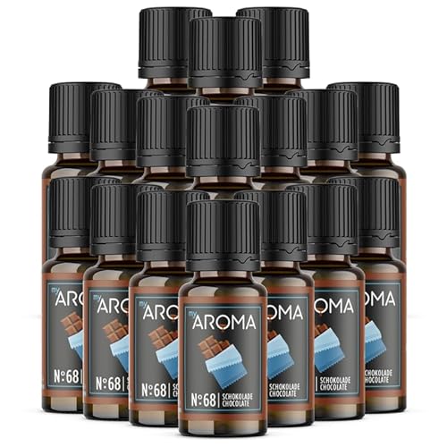 Rein natürliche Aromatropfen von myAROMA (17 x 10ml, Schokolade) von my AROMA