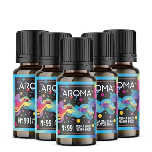 Rein natürliche Aromatropfen von myAROMA (5 x 10ml, Aroma Boost) von my AROMA