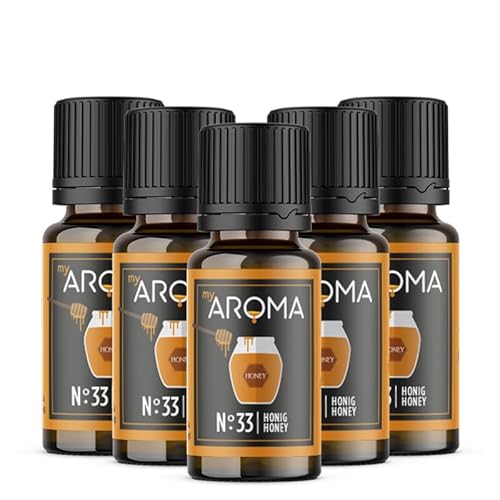 Rein natürliche Aromatropfen von myAROMA (5 x 10ml, Hoing) von my AROMA