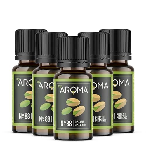 Rein natürliche Aromatropfen von myAROMA (5 x 10ml, Pistazie) von my AROMA