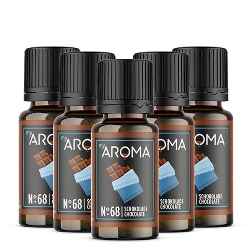 Rein natürliche Aromatropfen von myAROMA (5 x 10ml, Schokolade) von my AROMA