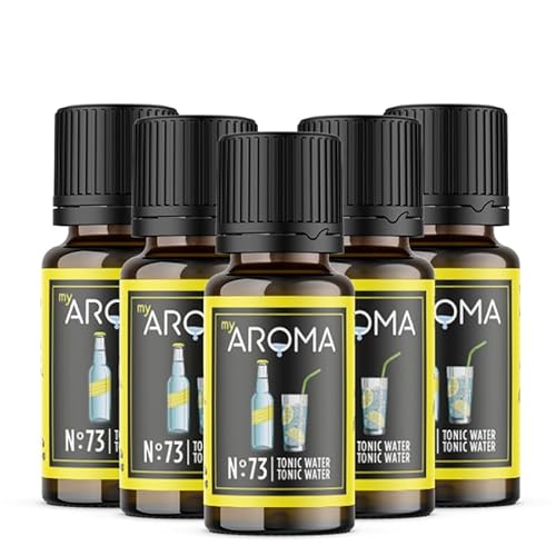 Rein natürliche Aromatropfen von myAROMA (5 x 10ml, Tonic Water) von my AROMA