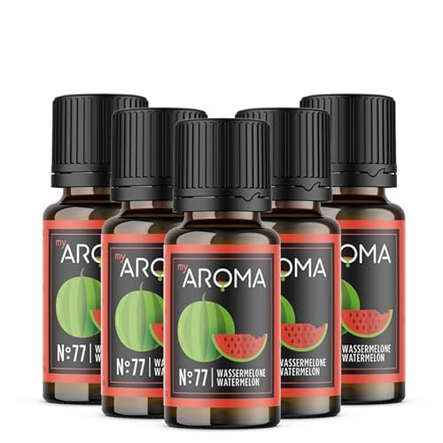 Rein natürliche Aromatropfen von myAROMA (5 x 10ml, Wassermelone) von my AROMA