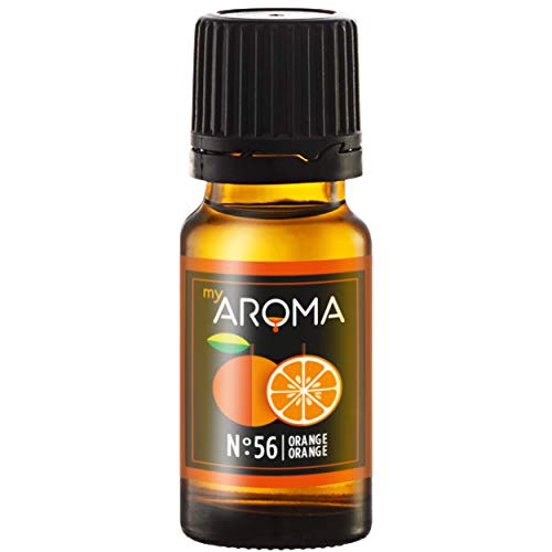 myAROMA | No. 56 (Orange, 10 ml) | Rein natürliches Aroma | Geschmackstropfen für Wasser & Cocktails | Lebensmittelaroma zum Kochen & zum Backen | Kalorienfrei & ohne Zucker oder Süßung von my AROMA