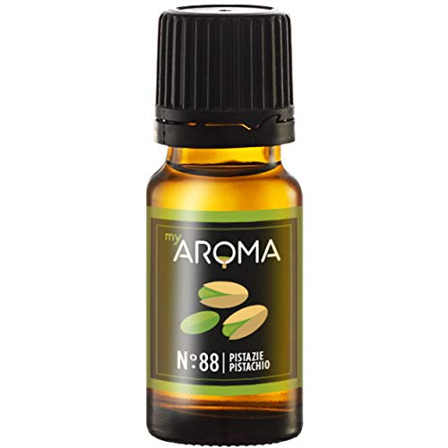 myAROMA Flavour Drops, Pistazie 10ml, Natürlich Liquid Aroma ohne Künstliche Farbstoffe, Vegan Zuckerfreie Schokodrops, Kalorienfrei Lebensmittelaroma zum Backen, Essen und Trinken, No. 88 von my AROMA