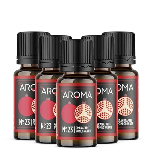 myAROMA flavour drops – Garantapfel 5x10ml, flavour drops zuckerfrei, kalorienfrei & vegan, natürliches Lebensmittelaroma ohne künstliche Farbstoffe für Backen, Essen und Trinken, Nr. 23 von my AROMA