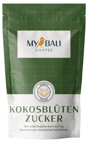 MYBALI COFFEE ® Kokosblütenzucker - natürlicher Zuckerersatz - direkt und ohne Zwischenhändler aus Indonesien von myBali Coffee