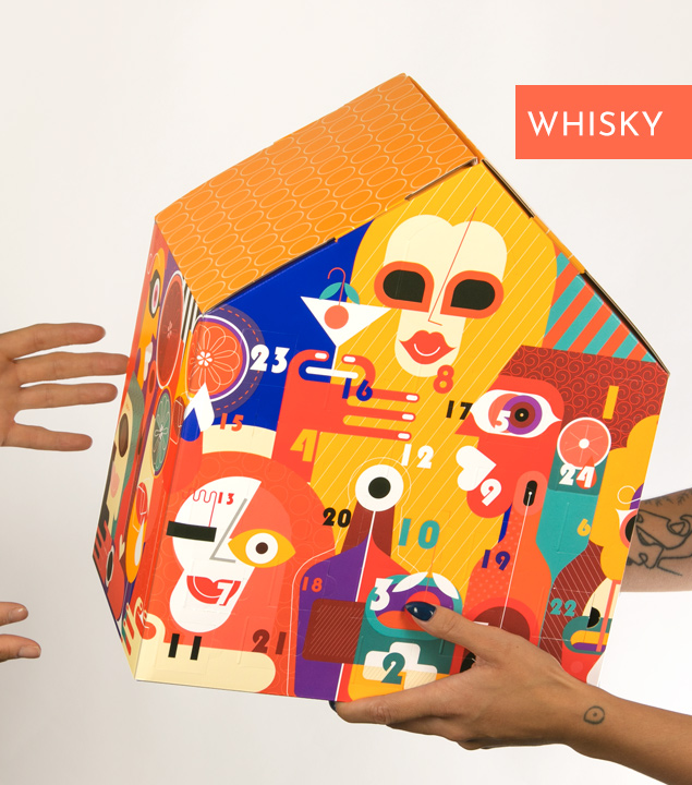 Whisky Adventskalender Art Edition (40 - 46 % Vol., 0,48 Liter) von mySpirits