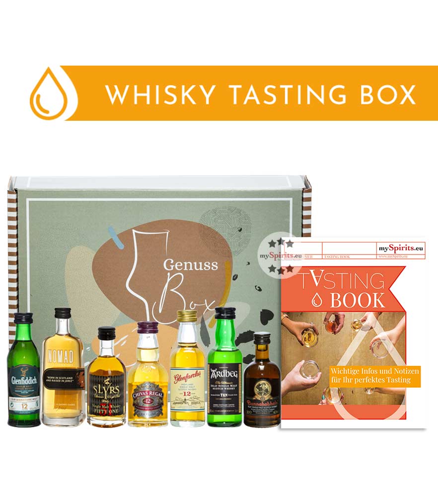 Whisky Tasting Set Klassiker & Neuentdeckungen mit Original Miniaturen (40 - 46,3 % Vol., 0,35 Liter) von mySpirits