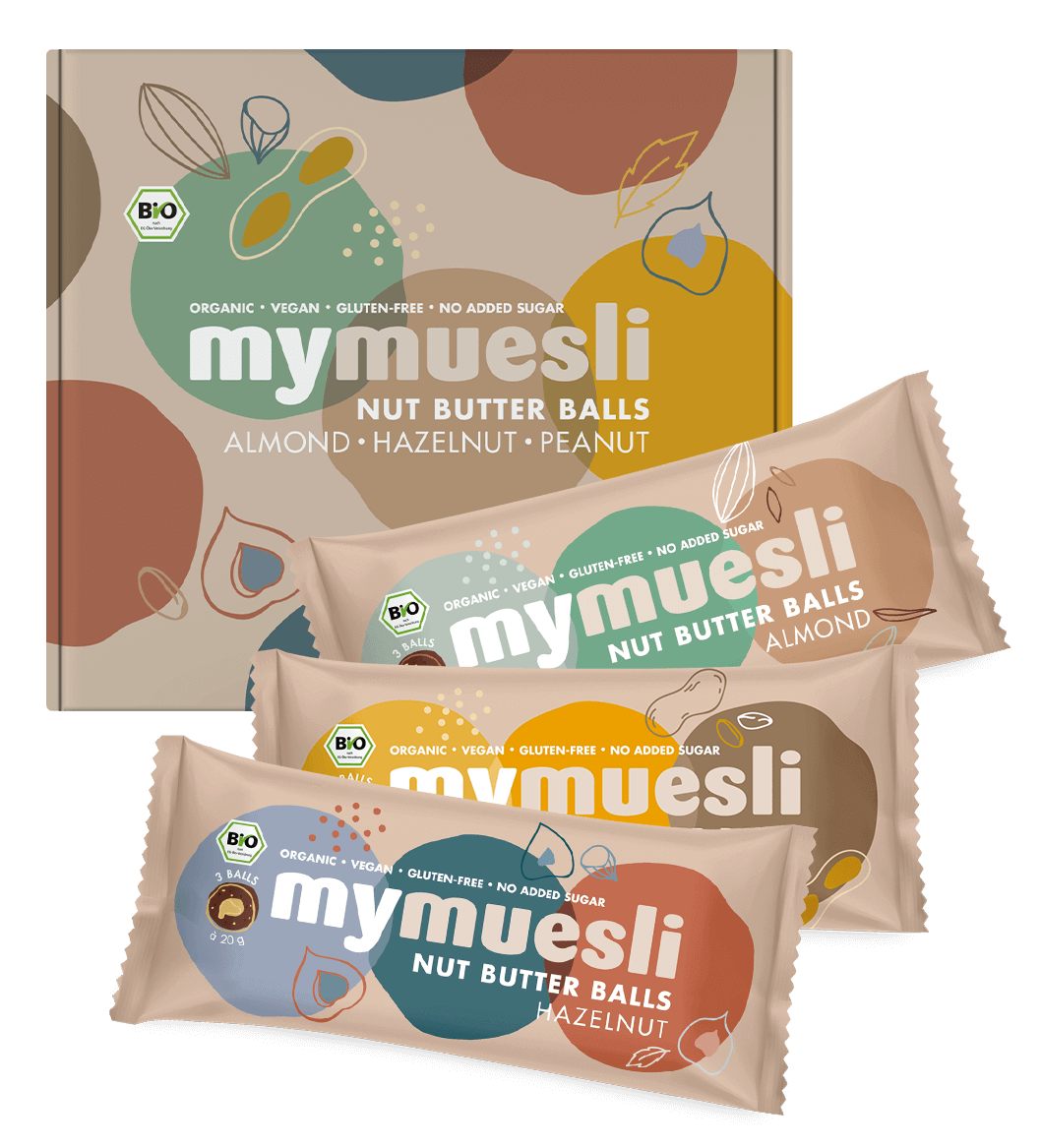 3x3 Mix-Box Nut Butter Balls Classic von mymuesli