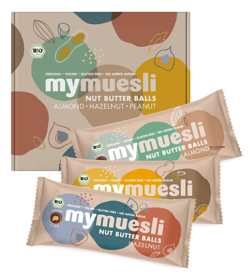 3x3 Mix-Box Nut Butter Balls Classic von mymuesli