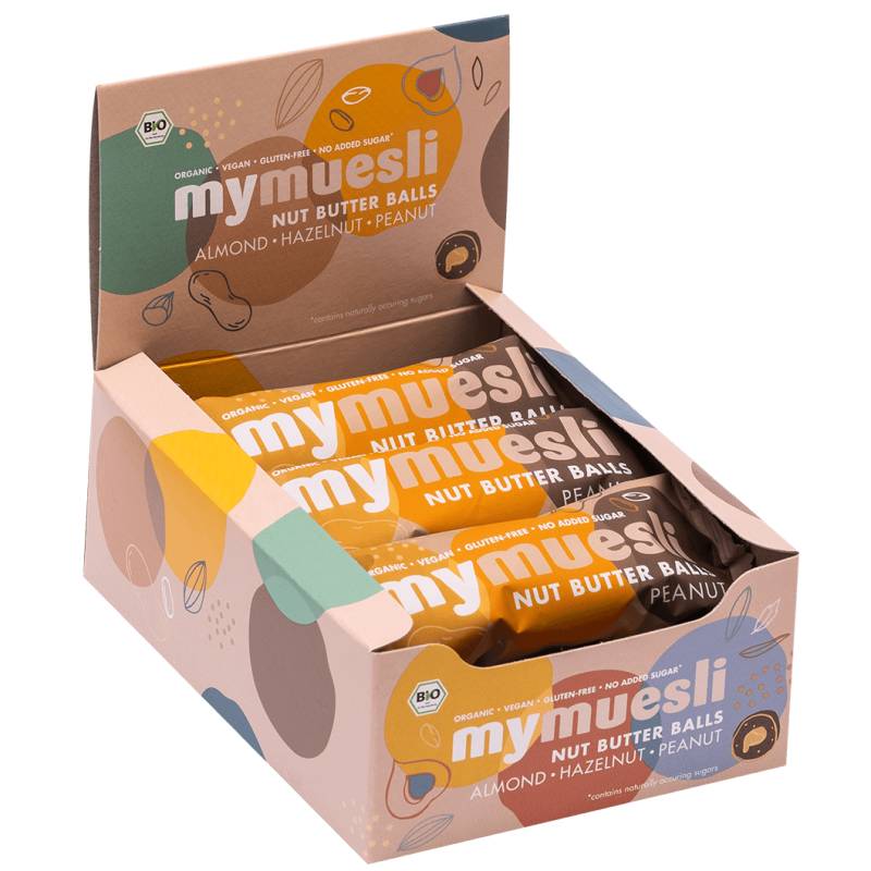 7x3 Nut Butter Balls Erdnuss von mymuesli