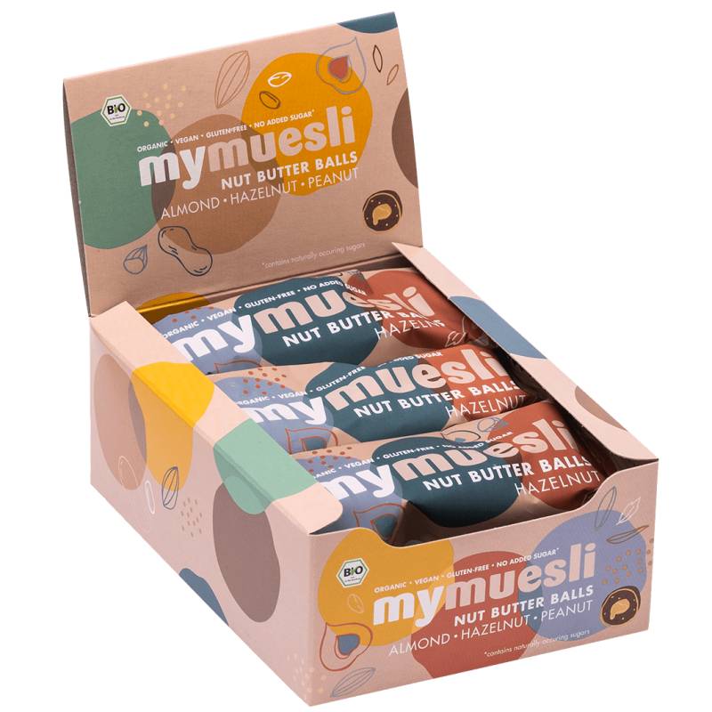 7x3 Nut Butter Balls Haselnuss von mymuesli