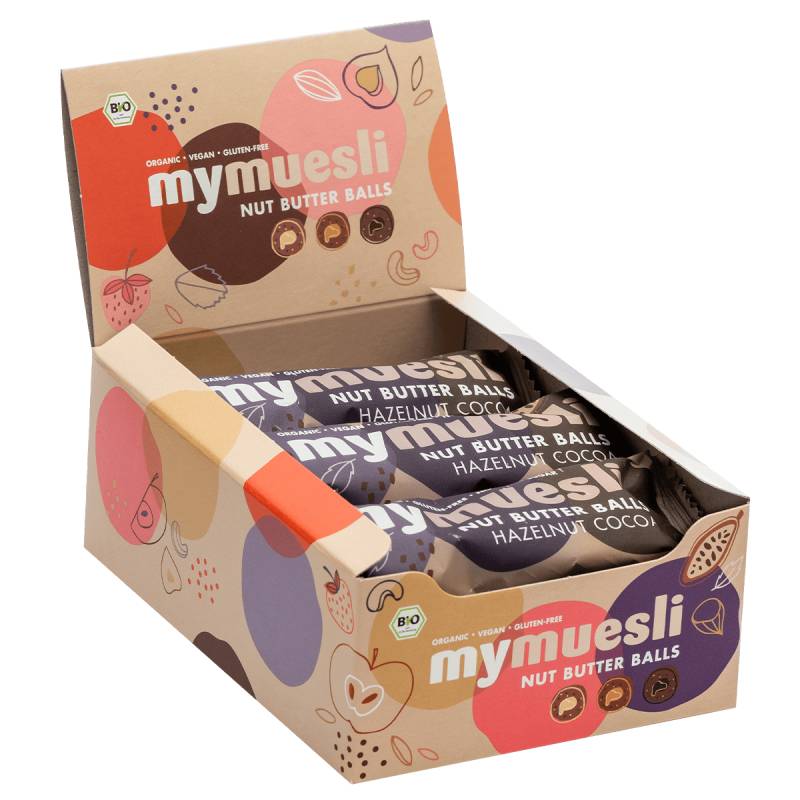 7x3 Nut Butter Balls Hazelnut Cocoa von mymuesli