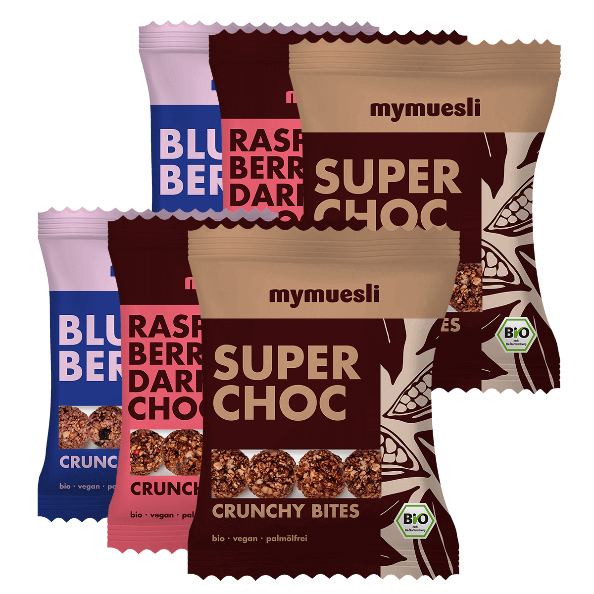 Crunchy Bites 6er Probierpaket von mymuesli