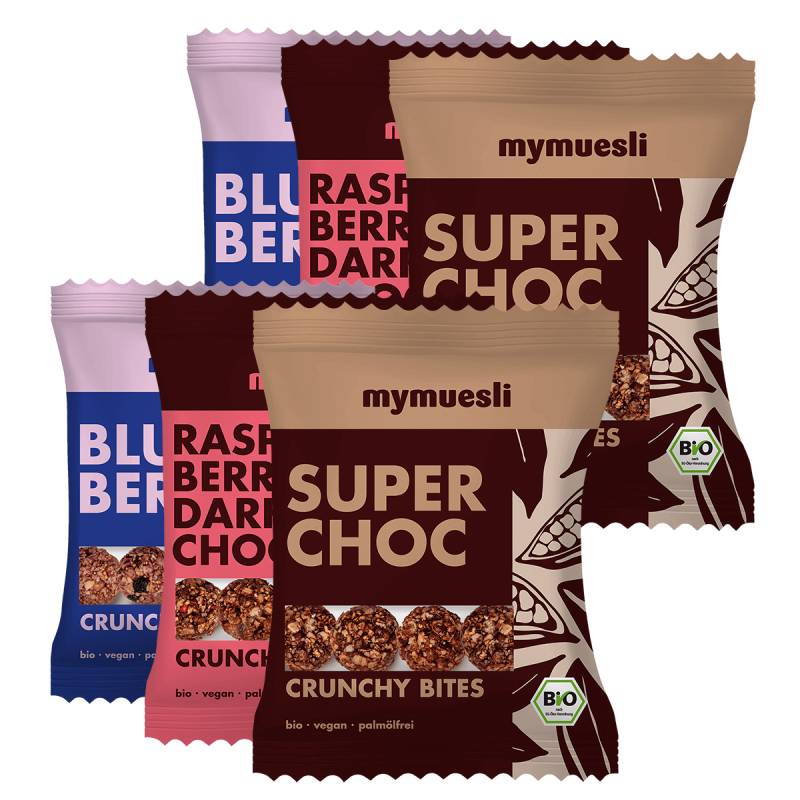 Crunchy Bites 6er Probierpaket von mymuesli