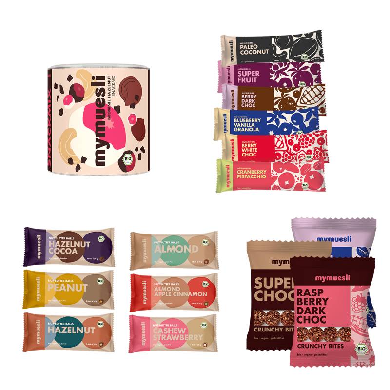 Snack Deluxe Probierpaket von mymuesli