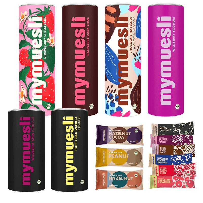 Starter Set Deluxe Paket von mymuesli