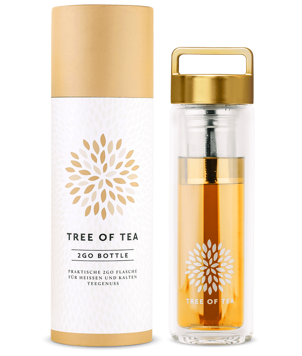 Tree of Tea 2go Bottle, gold von mymuesli