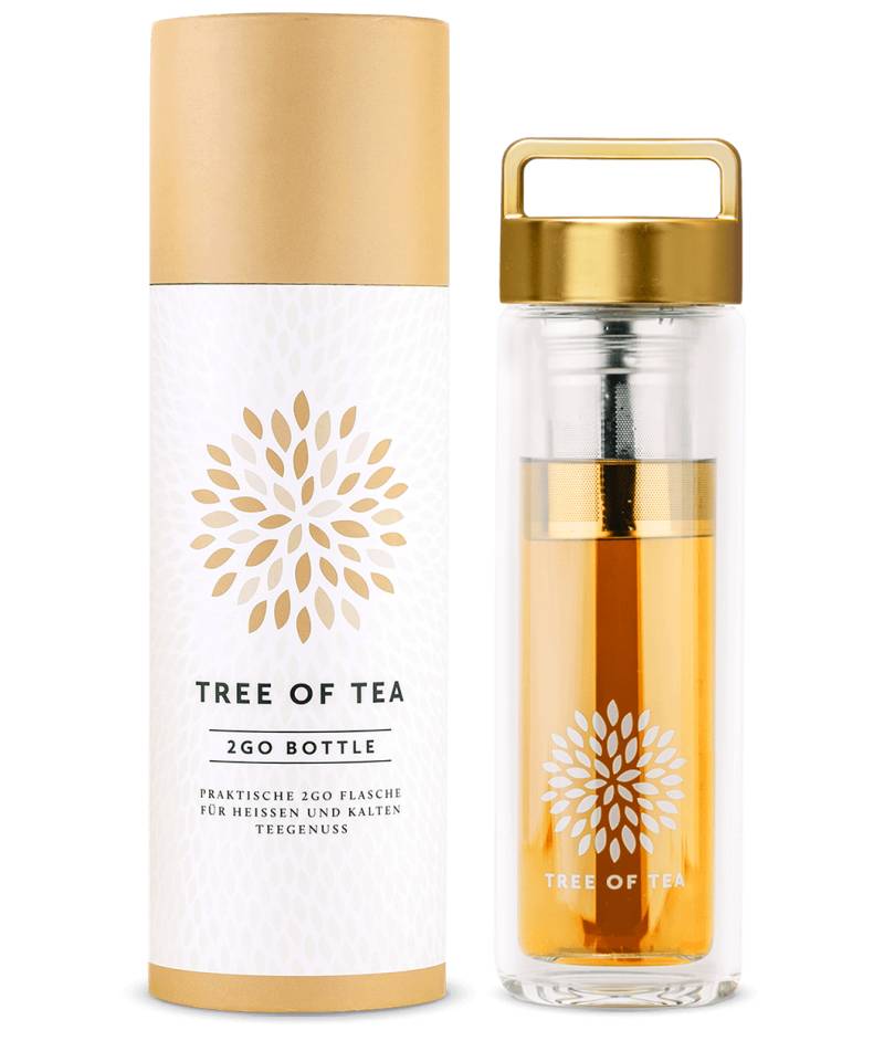 Tree of Tea 2go Bottle, gold von mymuesli