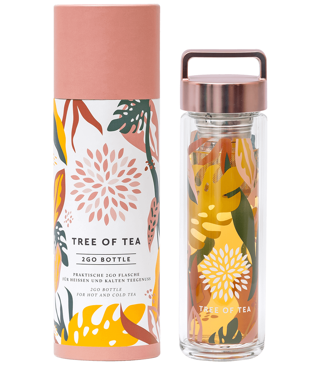 Tree of Tea 2go Bottle Floral Edition von mymuesli