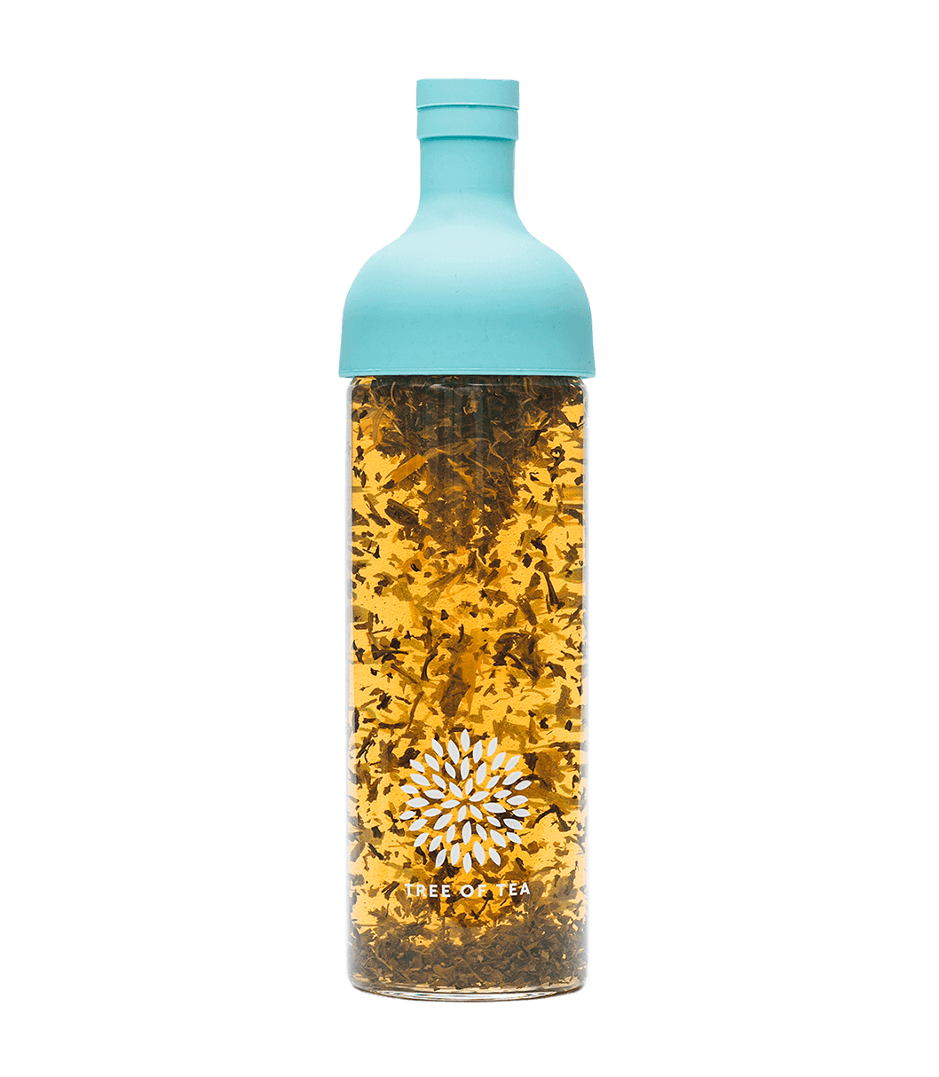 Tree of Tea Cold Brew Bottle mit Filter, türkis von mymuesli