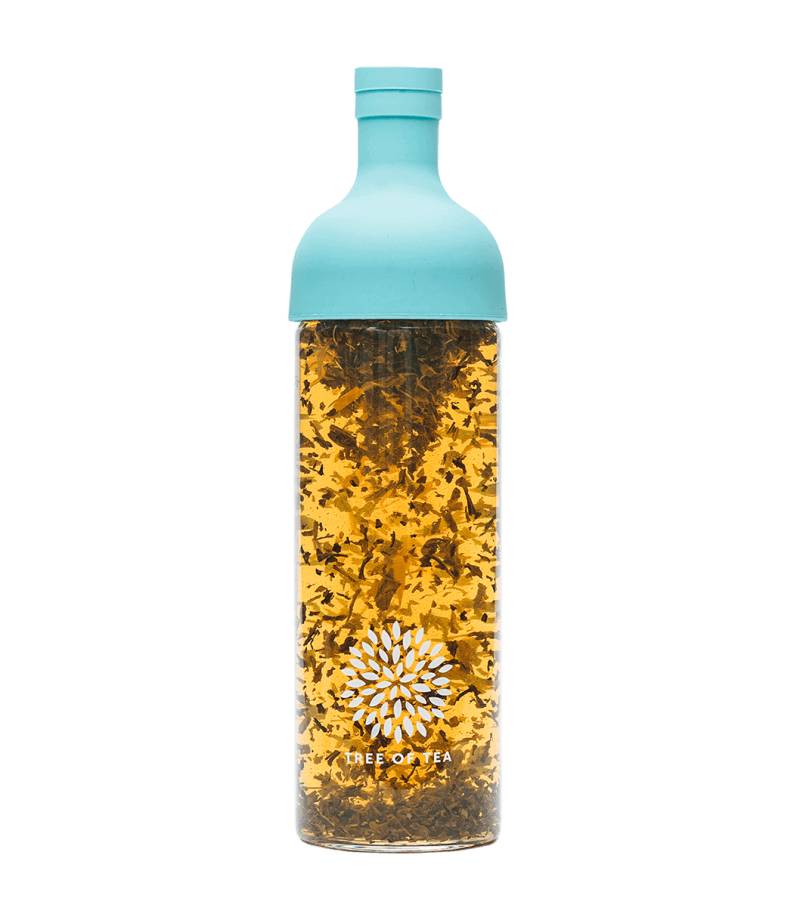 Tree of Tea Cold Brew Bottle mit Filter, türkis von mymuesli