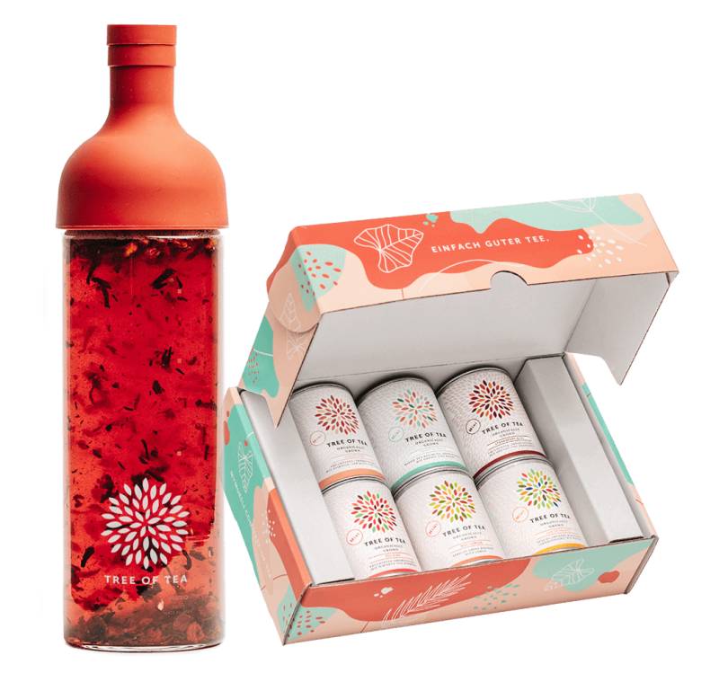 Tree of Tea Ice Tea Deluxe Set, rot von mymuesli