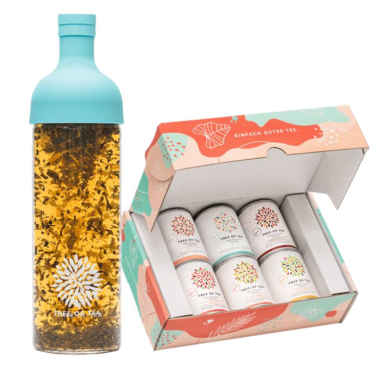 Tree of Tea Ice Tea Deluxe Set, türkis von mymuesli