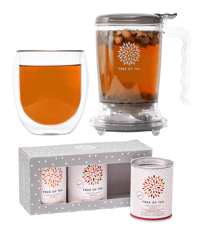 Tree of Tea Tea Maker Set mit Tee von mymuesli