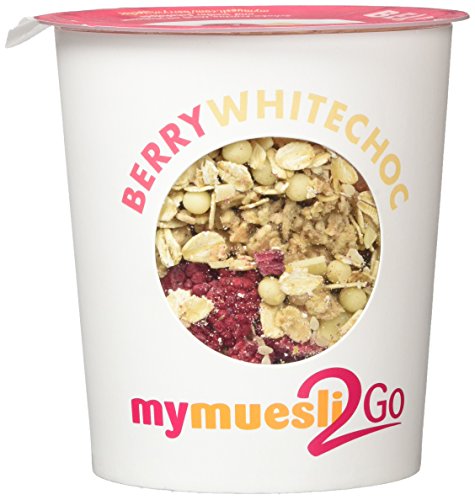 mymüsli Bio 2go Becher, Berry-White-Choc von mymuesli