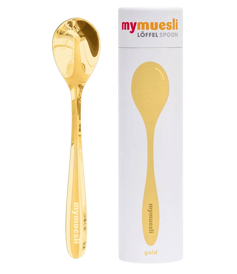 mymuesli Bio mymuesli-Löffel gold | Der perfekte Müsli-Löffel von mymuesli