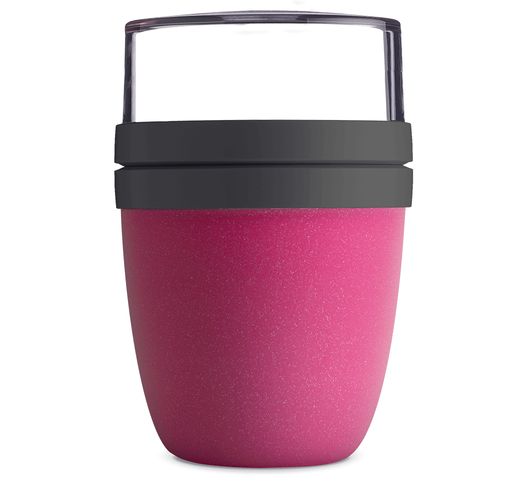 mymuesli2Go Becher shiny pink von mymuesli