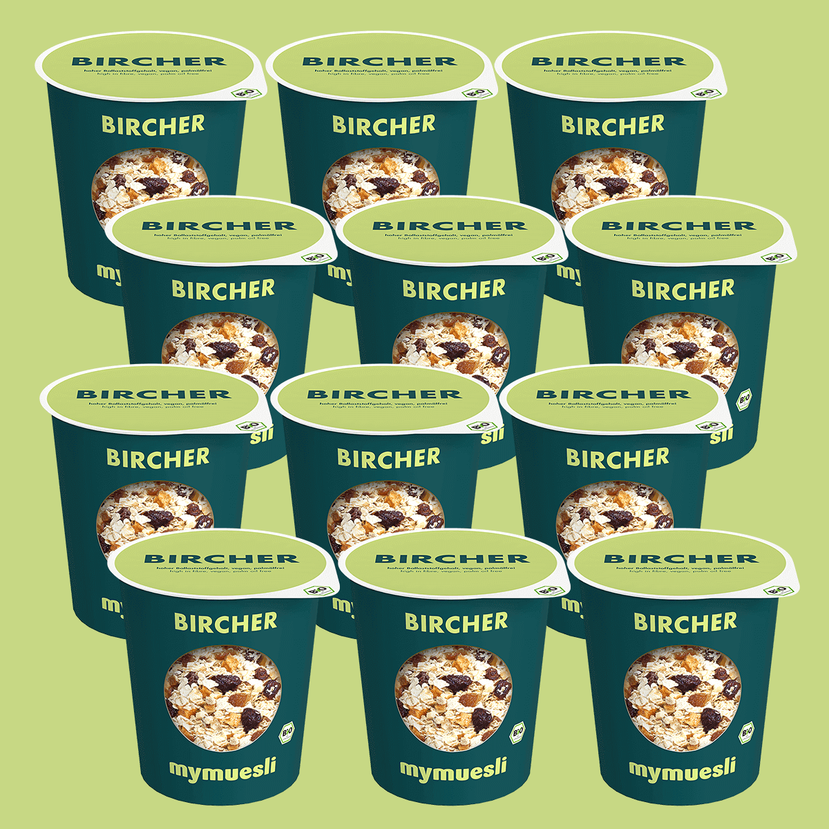 mymuesli2go Bircher 12er Pack von mymuesli