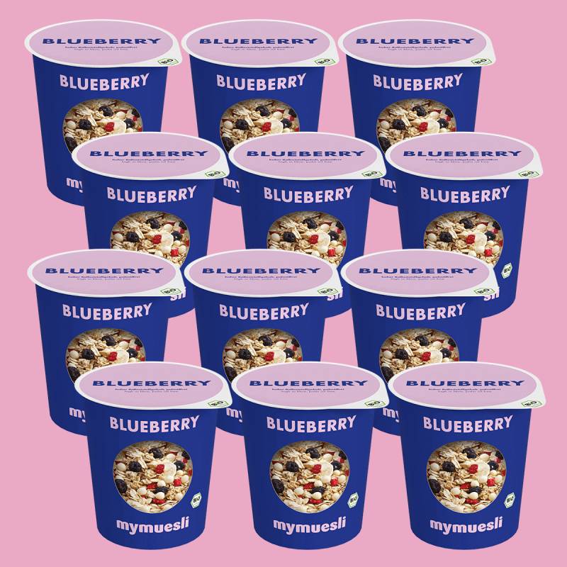 mymuesli2go Blueberry 12er Pack von mymuesli