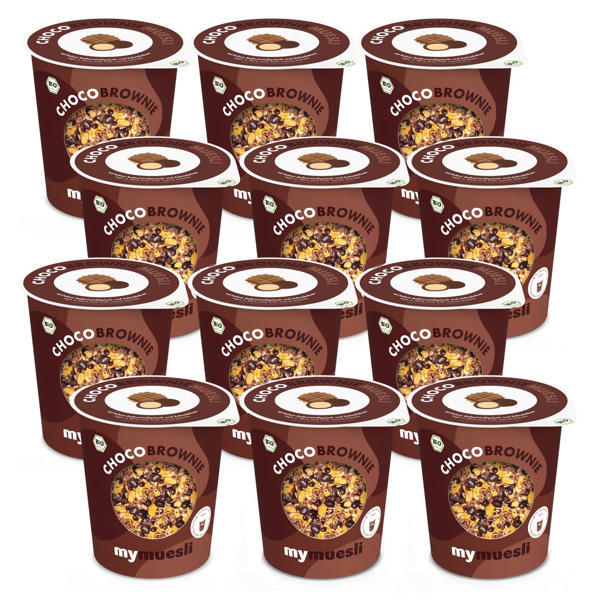 mymuesli2go Choco Brownie 12er Pack von mymuesli