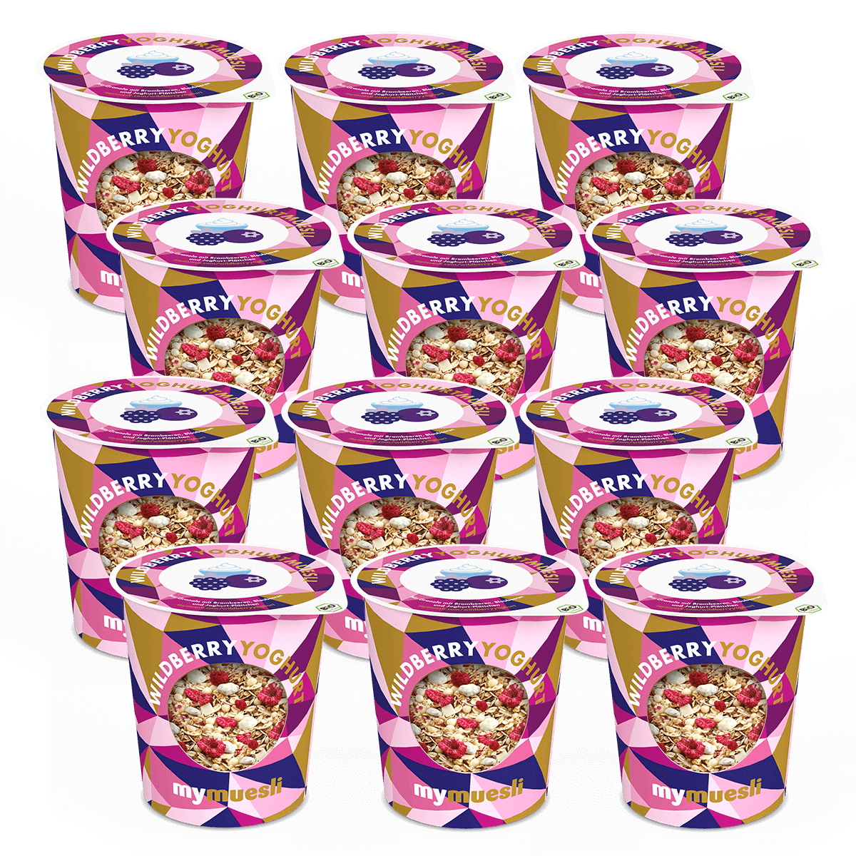 mymuesli2go Wildberry Yoghurt 12er Pack von mymuesli