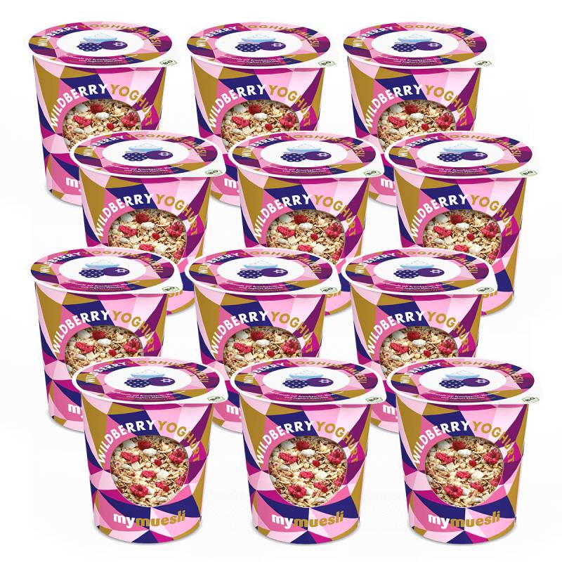 mymuesli2go Wildberry Yoghurt 12er Pack von mymuesli