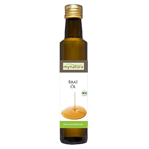 Mynatura Bio Bratöl I Speiseöl I High Oleic Sonnenblumenkerne I Braten I Kochen I Grillen I Öl I Oil I Cooking oil I In der Flasche (1x 500ml) von mynatura